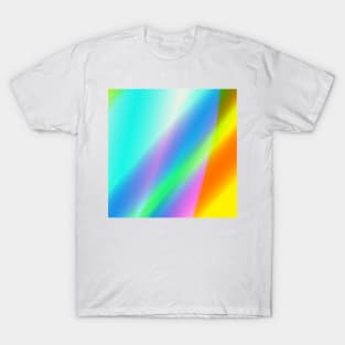 colorful abstract texture rainbow design T-Shirt